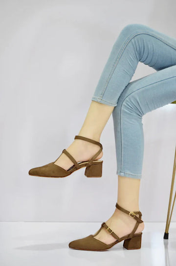 Step Block Heel Pumps