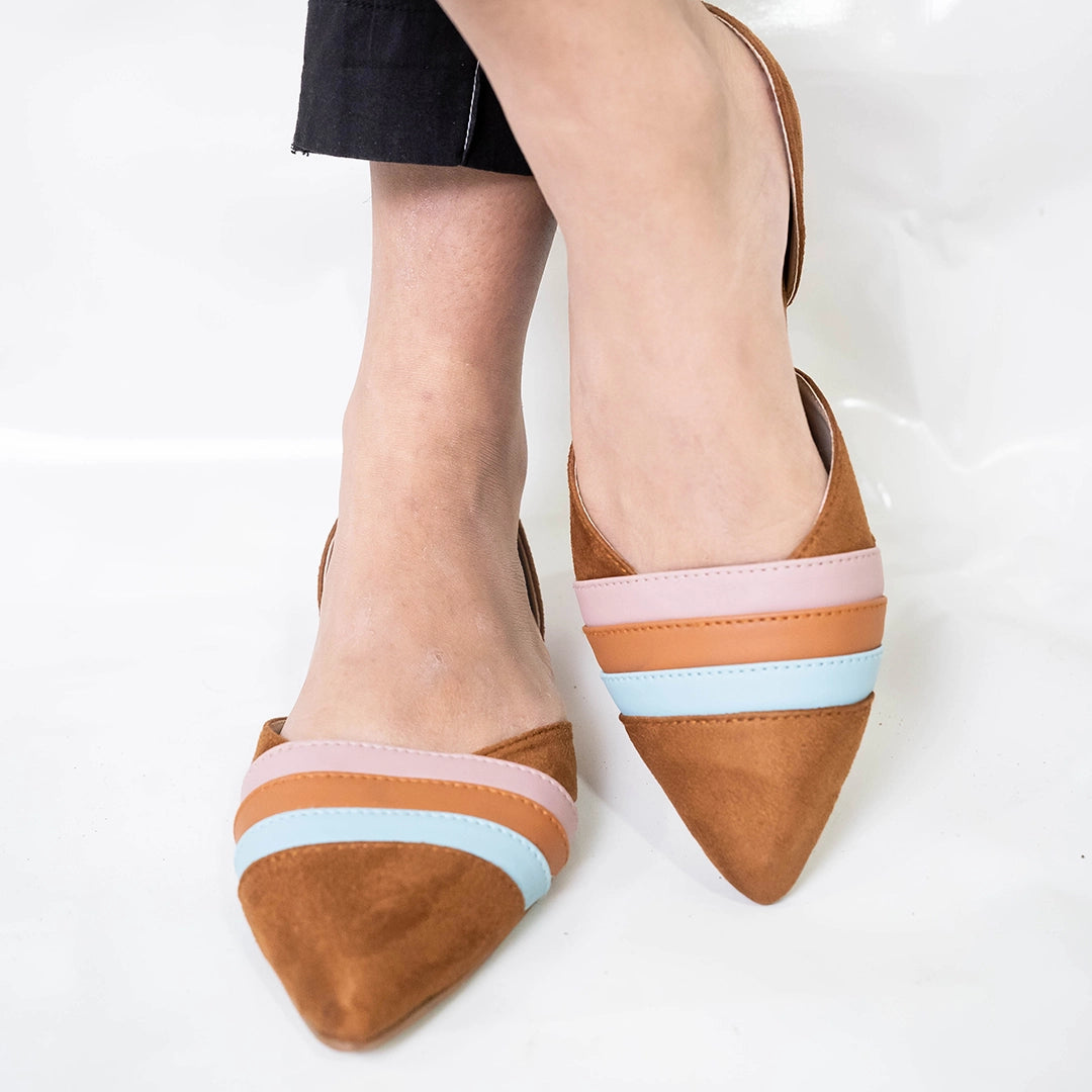 Brown Suede Pumps