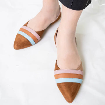 Brown Suede Pumps