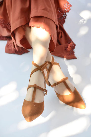 Step Fawn Block Heel Pumps