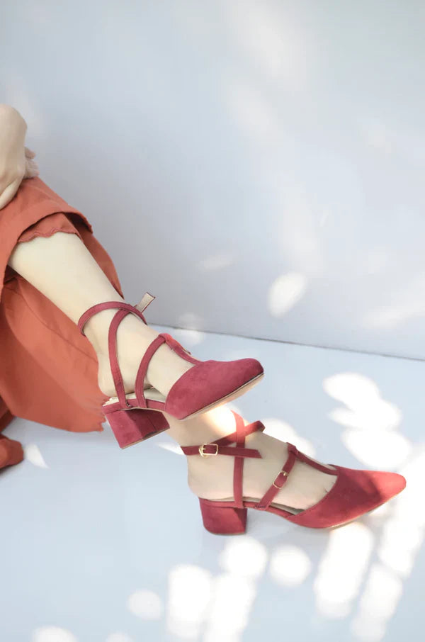 Step Block Heel Pumps