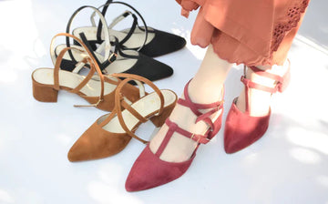Step Block Heel Pumps